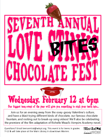 8th Annual Love BITES Chocolate Fest - vampire themed for Vampire Academy movie premiere