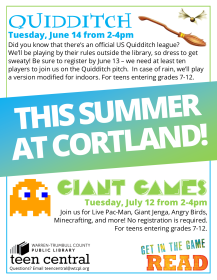 Summer 2016 at Cortland: Quidditch & Giant Games